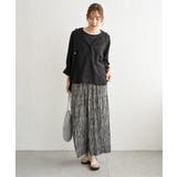 【接触冷感／UVカット】シアー7分袖フードシャツ | ikka  | 詳細画像12 