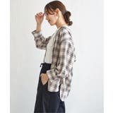 【接触冷感／UVカット】シアー7分袖フードシャツ | ikka  | 詳細画像14 