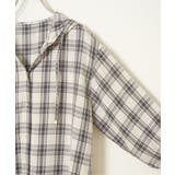 【接触冷感／UVカット】シアー7分袖フードシャツ | ikka  | 詳細画像20 