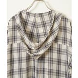 【接触冷感／UVカット】シアー7分袖フードシャツ | ikka  | 詳細画像25 