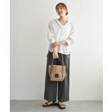 【接触冷感／UVカット】シアー7分袖フードシャツ | ikka  | 詳細画像5 