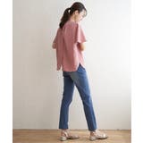 襟フリル2WAY半袖ブラウス | ikka  | 詳細画像8 