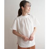 襟フリル2WAY半袖ブラウス | ikka  | 詳細画像12 