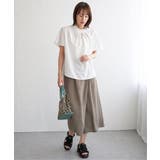 襟フリル2WAY半袖ブラウス | ikka  | 詳細画像11 