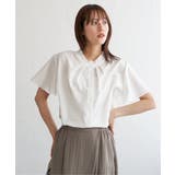 襟フリル2WAY半袖ブラウス | ikka  | 詳細画像14 