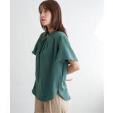 襟フリル2WAY半袖ブラウス | ikka  | 詳細画像23 