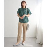 襟フリル2WAY半袖ブラウス | ikka  | 詳細画像24 