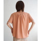 襟フリル2WAY半袖ブラウス | ikka  | 詳細画像32 