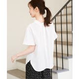 襟フリル2WAY半袖ブラウス | ikka  | 詳細画像4 