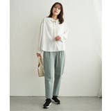 襟フリルリボン2WAYブラウス | ikka  | 詳細画像7 