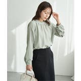 襟フリルリボン2WAYブラウス | ikka  | 詳細画像9 