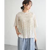 オフホワイト | マジョリカ3段プリーツブラウス | ikka 