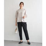 マジョリカ3段プリーツブラウス | ikka  | 詳細画像17 