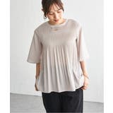 ライトグレー | マジョリカ3段プリーツブラウス | ikka 