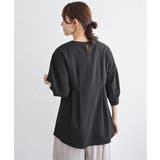 サッカーペプラムブラウス | ikka  | 詳細画像7 