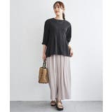 サッカーペプラムブラウス | ikka  | 詳細画像8 