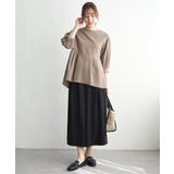 サッカーペプラムブラウス | ikka  | 詳細画像15 