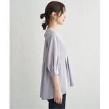 サッカーペプラムブラウス | ikka  | 詳細画像16 