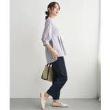 サッカーペプラムブラウス | ikka  | 詳細画像5 