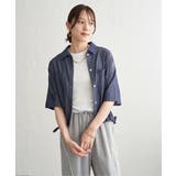 【雑誌InRed6月号掲載】冷感／デニム裾ドロストシャツ | ikka  | 詳細画像7 