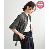 チャコール | 【雑誌InRed6月号掲載】冷感／デニム裾ドロストシャツ | ikka 