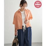 オレンジ | 【雑誌InRed6月号掲載】冷感／デニム裾ドロストシャツ | ikka 