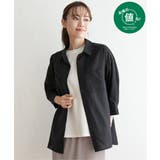 ブラック | 【2点セット】シアーシャツタンクアンサンブル | ikka 