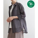 チャコール | 【2点セット】シアーシャツタンクアンサンブル  | ikka 