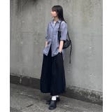 【お得だ値】シア刺繍シャツタンクアンサンブル【2点セット】 | ikka  | 詳細画像2 