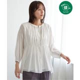 オフホワイト | 【お得だ値】シアシャーリングブラウスアンサンブル【2点セット】 | ikka 