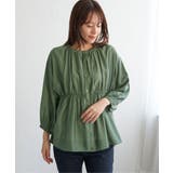 【お得だ値】シアシャーリングブラウスアンサンブル【2点セット】 | ikka  | 詳細画像25 