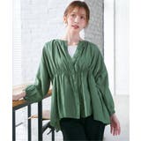 【お得だ値】シアシャーリングブラウスアンサンブル【2点セット】 | ikka  | 詳細画像4 