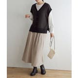 スエードライクタックスカーチョ | ikka  | 詳細画像5