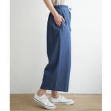 麻混ベルト付きワイドパンツ | ikka | 詳細画像30