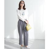 フロントタックワイドパンツ | ikka | 詳細画像12