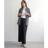 フロントタックワイドパンツ | ikka | 詳細画像19