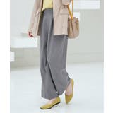 フロントタックワイドパンツ | ikka | 詳細画像3