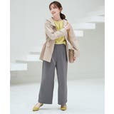 フロントタックワイドパンツ | ikka | 詳細画像5