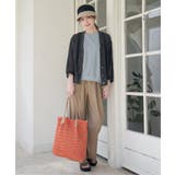 麻混ベルト付きイージーパンツ | ikka  | 詳細画像10 