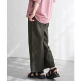 麻混ベルト付きイージーパンツ | ikka  | 詳細画像13 