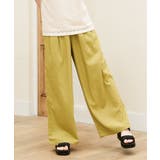 麻混ベルト付きイージーパンツ | ikka  | 詳細画像17 