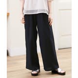 麻混ベルト付きイージーパンツ | ikka  | 詳細画像23 