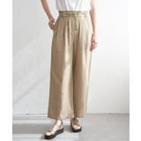 麻混ベルト付きイージーパンツ | ikka  | 詳細画像32 