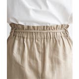 麻混ベルト付きイージーパンツ | ikka  | 詳細画像36 