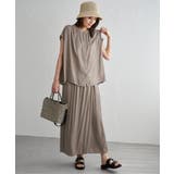 【セットアップ対応】カッセンボリュームラップスカーチョ | ikka  | 詳細画像14 