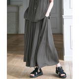 チャコール | 【セットアップ対応】カッセンボリュームラップスカーチョ | ikka 