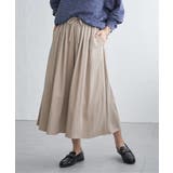 ベージュ | ビンテージツイルタックスカーチョ | ikka