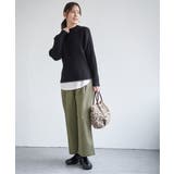 デニム／チノワイドパンツ | ikka  | 詳細画像10 