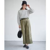 デニム／チノワイドパンツ | ikka  | 詳細画像13 