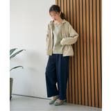 デニム／チノワイドパンツ | ikka  | 詳細画像16 